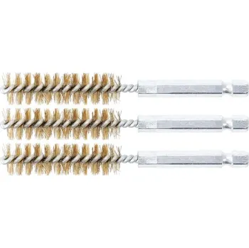 Brusný kartáč Mosazné kartáče pr. 13 mm BGS103078-13-M, upínání 1/4", 3 ks (Sada BGS 3078) (BGS103078-13-M)