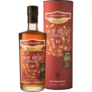 Whisky MacNairs 10yo Lum Reek Cask Strength Batch 2 55,8% 0,7l (tuba)