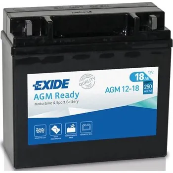 Auto-moto Motobaterie Exide Bike AGM Ready 12V, 18Ah, AGM12-18