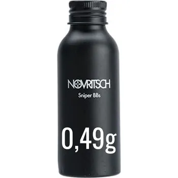 Airsoftová kulička NOVRITSCH Novritsch SNIPER BBs Premium kuličky 0,49g, 530 BBs - Bílá