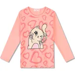 Dívčí tričko - KUGO FT1210, světle růžová Barva: Růžová, Velikost: 116