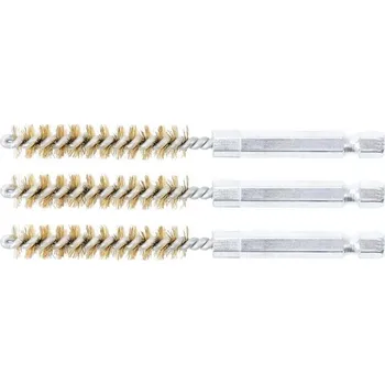 Brusný kartáč Mosazné kartáče pr. 9 mm BGS103078-9-M, upínání 1/4", 3 ks (Sada BGS 3078) (BGS103078-9-M)