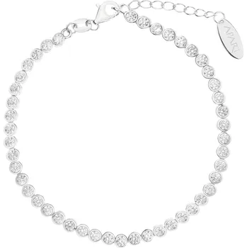 Náramek Stříbrný náramek se zirkony - AP538-7719