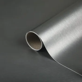 Tapeta Samolepicí fólie stahlgrau ocelově šedá 200x45 cm