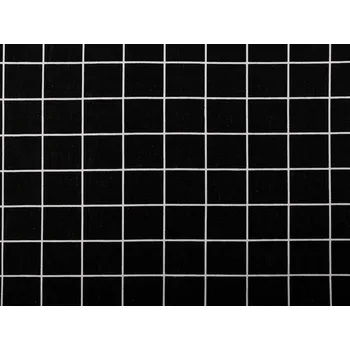 Bavlněná metráž / imitace lnu hrubší, káro