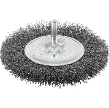 Příslušenství k brusce Drátěný kartáč pr. 100 mm BGS103077, plochý, do vrtačky