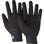 Unisex rukavice Smartwool ACTIVE FLEECE WIND GLOVE S Černá, Stříbrná