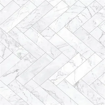 Tapeta GEKKOFIX 55728 samolepící tapety mramorové dlaždice šedé 2 m 45 cm