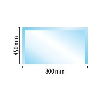 Krbová kamna Sklo pod kamna typ F9, 800 x 450 x 6 mm + doprava zdarma!