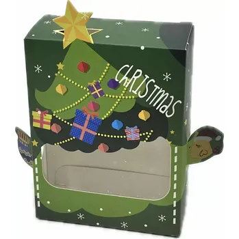 Dárková krabička Vánoční dárková krabička "Strom" 9x12x4 cm