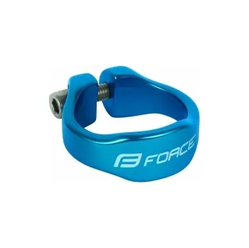 Komponent pro jízdní kolo objímka sedlovky FORCE na inbus 34,9mm Al, modrá