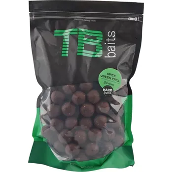 Nástraha TB Baits Hard Boilie Spice Queen Krill – tvrdé kořeněné boilie s krillem, balení 250 g