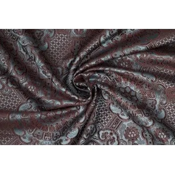 Brokát Ming, hnědo-ocelově modrý, sartor.cz