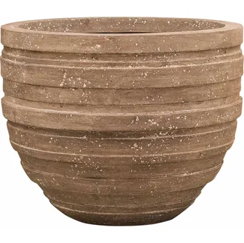 Květináč Baq Polystone Coated Junar Couple Rock Ø 55 cm / V 44 cm