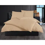 TipTrade Bavlněné jednobarevné povlečení 140x200+70x90 - Color Béžové