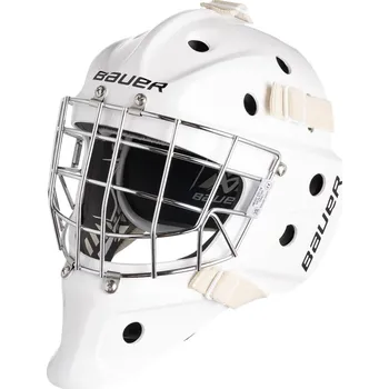 Chránič hlavy Brankářská maska Bauer S24 930 Senior White Velikost: M/L