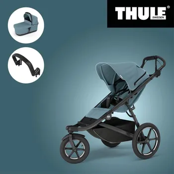 Přeprava dětí Akční set THULE URBAN GLIDE 3 MID BLUE SINGLE + Korbička + Madlo