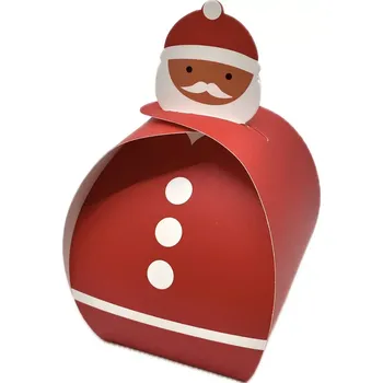 Dárková krabička Vánoční dárková krabička "Mikuláš" 10x16x9 cm