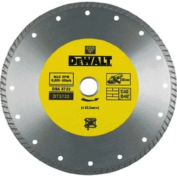 Řezný kotouč DeWALT DT3732 Diamantový kotouč Turbo pro suché řezání, 230 mm free_store_pickup