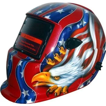 Svářečská kukla Kukla samostmívací Barracuda S777C Amerika ČERVENÁ