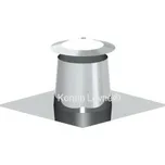 Střešní průchodka plochá 115/50mm izolace (nerez okraj)