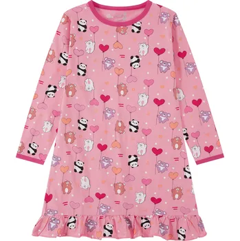 Dívčí noční košile - Wolf S2483, růžová Barva: Růžová, Velikost: 128