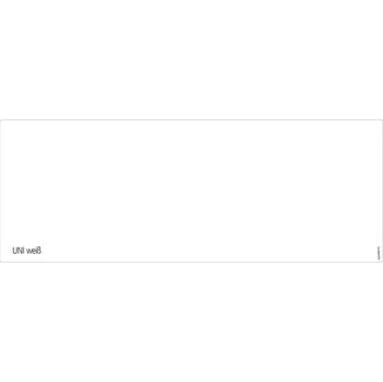 Obklad Koupelnová zádní stěna mySPOTTI aqua UNI weiß 90x45 cm