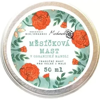 Bylinná léčivá mast Medarek Měsíčková mast v mandli 50 ml