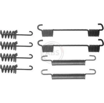 Brzdová čelist Sada příslušenství, parkovací brzdové čelisti A.B.S. 0775Q