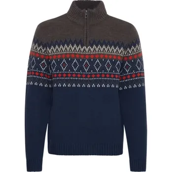 Pánský svetr Pánský svetr BLEND PULLOVER XL Tmavě modrá, Khaki, Červená