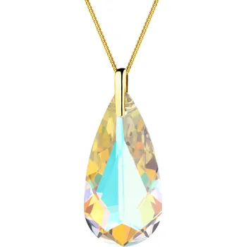 Přívěsek Zlatý přívěsek se syntetickým krystalem - AP539-4378