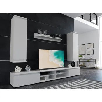 Obývací stěna Lousiana 2, bílá