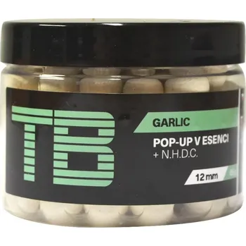 Nástraha Plovoucí boilie TB Baits White Garlic + NHDC – nástraha 65 g