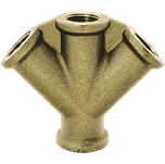 Roztrojka mosaz 4 x G 3/8" i