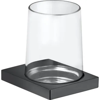 Mýdlenka Držák na skleničku Keuco Edition 11, černý chrom kartáčovaný