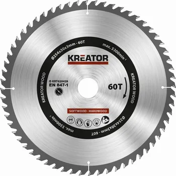 Pilový kotouč KRT020428 - Pilový kotouč na dřevo 254mm, 60T