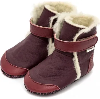 Dětská móda Zimní capáčky Liliputi - Soft Paws Burgundy Velikost: M