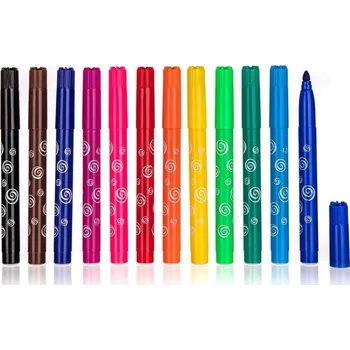 Fixy barevné, 12 ks spirály