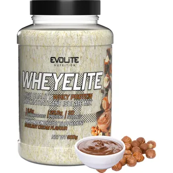 Protein Evolite WheyElite Protein - Lískooříškový krém, 900 g