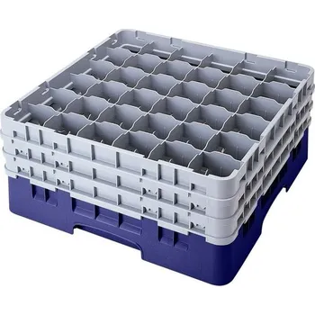 Příslušenství pro myčku Cambro Koš Camrack 36 pozic, výška sklenice 30 cm - Modrá