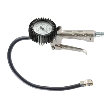 Pneuhustič kovový s manometrem Ø 80 mm cejchovaný