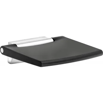 Koupelnové sedátko Sklápěcí sedátko Keuco Plan, max. zatížení 130 kg, pochromováno/bílá (RAL 9010)