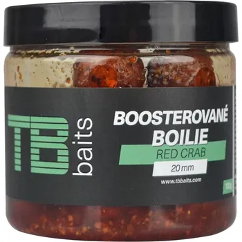 Nástraha TB Baits Boosterované Boilie Red Crab – krabí aroma, 120 g