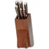 Kuchyňský nůž Böker Solingen Forge Wood Set 2.0 03BO517SET 7 ks hnědý