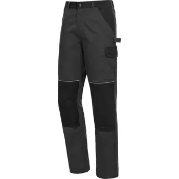 Pánské kalhoty NITRAS MOTION TEX LIGHT, pracovní kalhoty, dlouhé,, šedá / černá, OEKO-TEX Velikost: 90