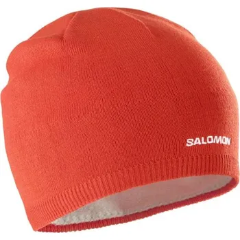 Čepice Salomon Beanie LC1847400 - fiery red UNI