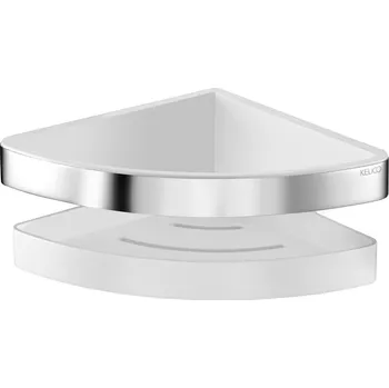 Drátěná police Rohový košík do sprchy Keuco Collection Moll, pochromováno/antracitová