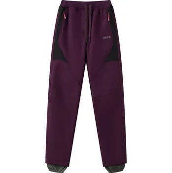 Chlapecké kalhoty Dívčí zateplené softshellové kalhoty fialové WOLF B2492 Velikost: 116