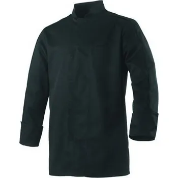 Gastro oděv Robur Bergame rondon, černý, dl. rukáv, XS