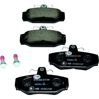 Brzdová destička Sada brzdových destiček, kotoučová brzda HELLA 8DB 355 017-991